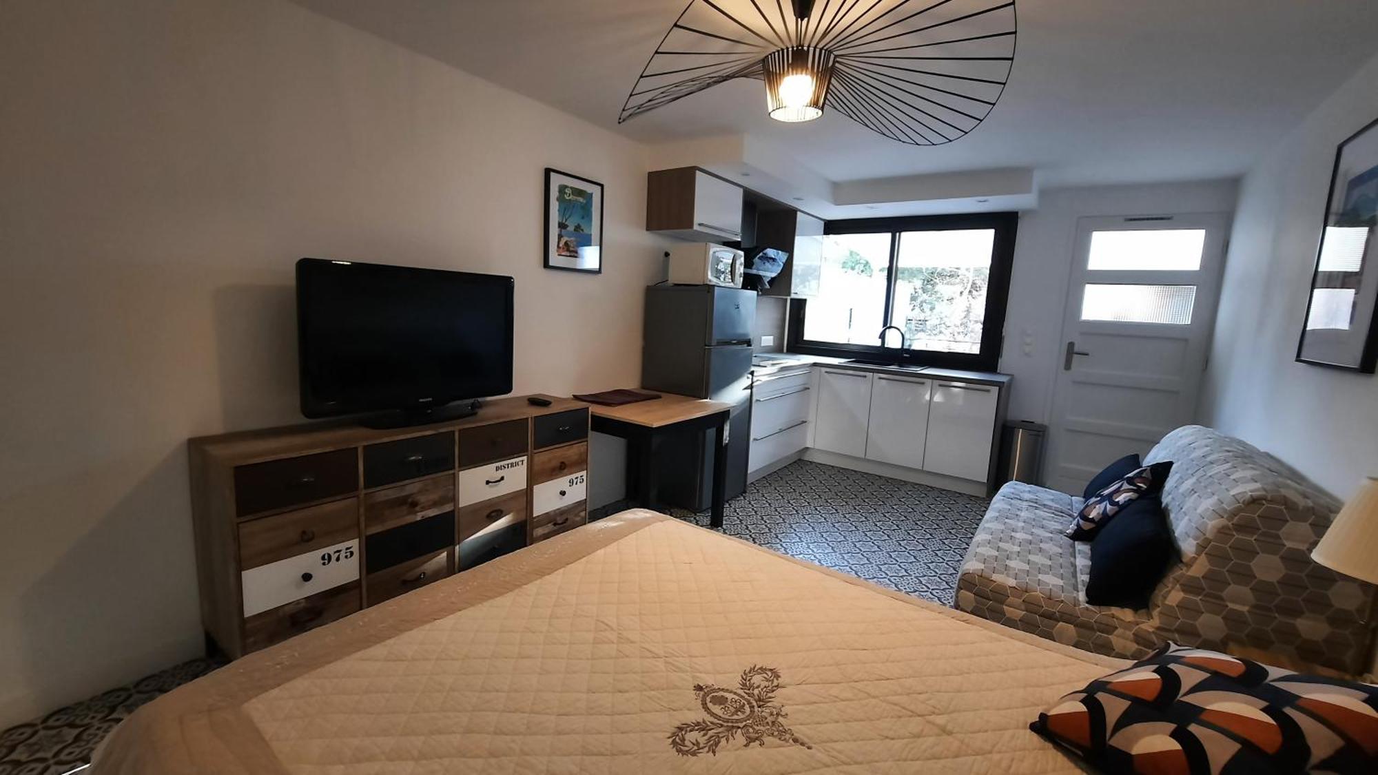 Studio Climatise Lantanas 4 Personnes Ле-Лаванду Экстерьер фото
