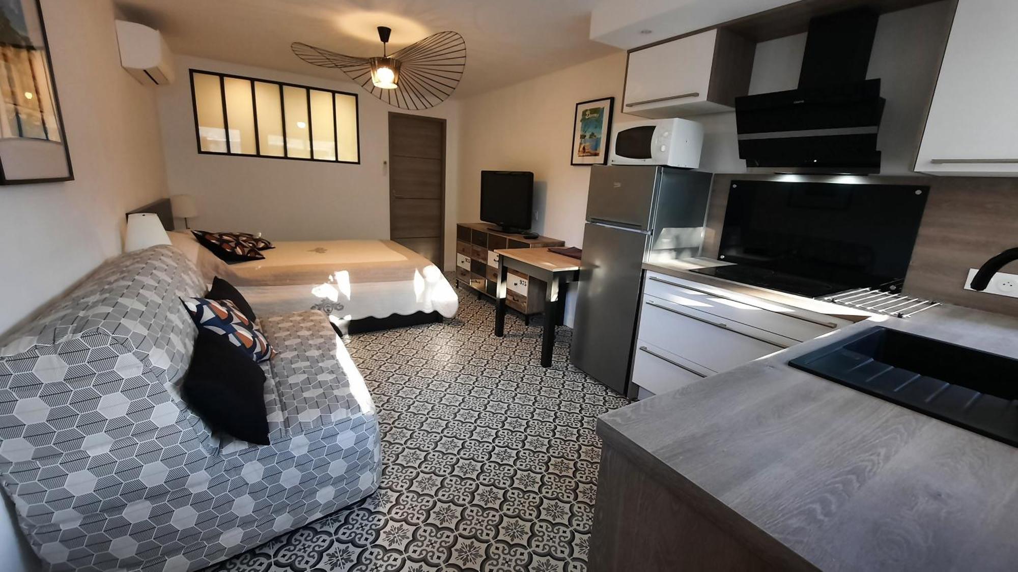 Studio Climatise Lantanas 4 Personnes Ле-Лаванду Экстерьер фото